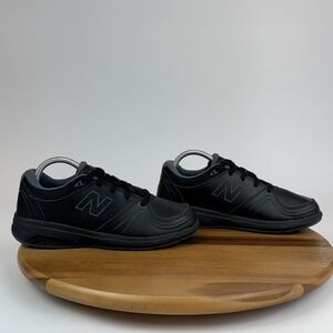 Womens New Balance 813 Rollbar Black Leather Casual Walking Sneakers Size 8 D‎